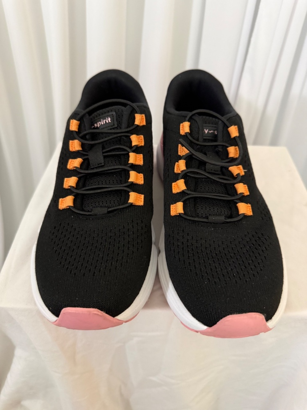 Easy Spirit x Denise Austin Sneakers Black Pink Orange Size 7.5M NWOB - Picture 15 of 16